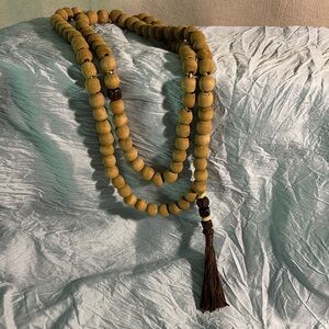 Rustic Wood Prayer Beads